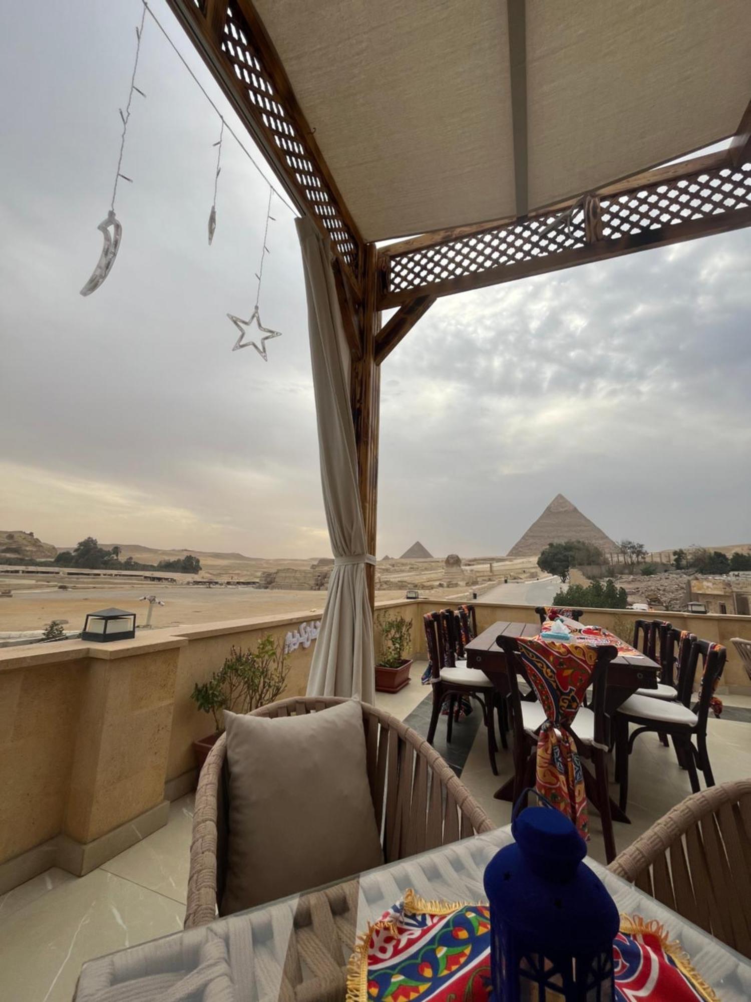The Gate Hotel Front Pyramids & Sphinx View Kafret el-Gabal Exterior foto