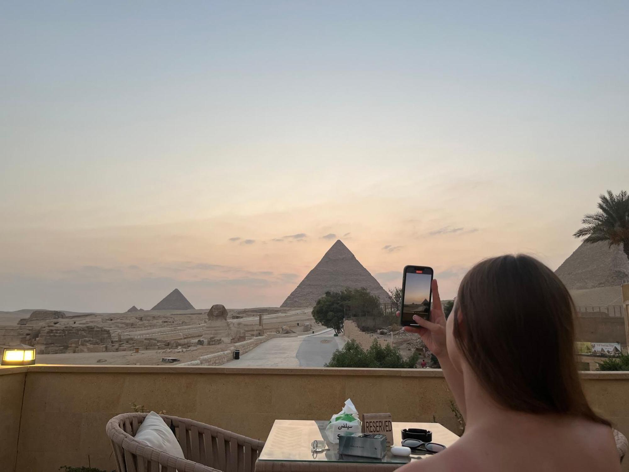The Gate Hotel Front Pyramids & Sphinx View Kafret el-Gabal Exterior foto