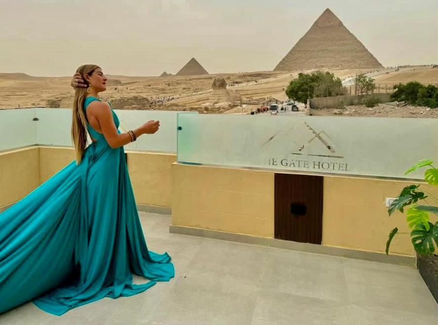 The Gate Hotel Front Pyramids & Sphinx View Kafret el-Gabal Exterior foto