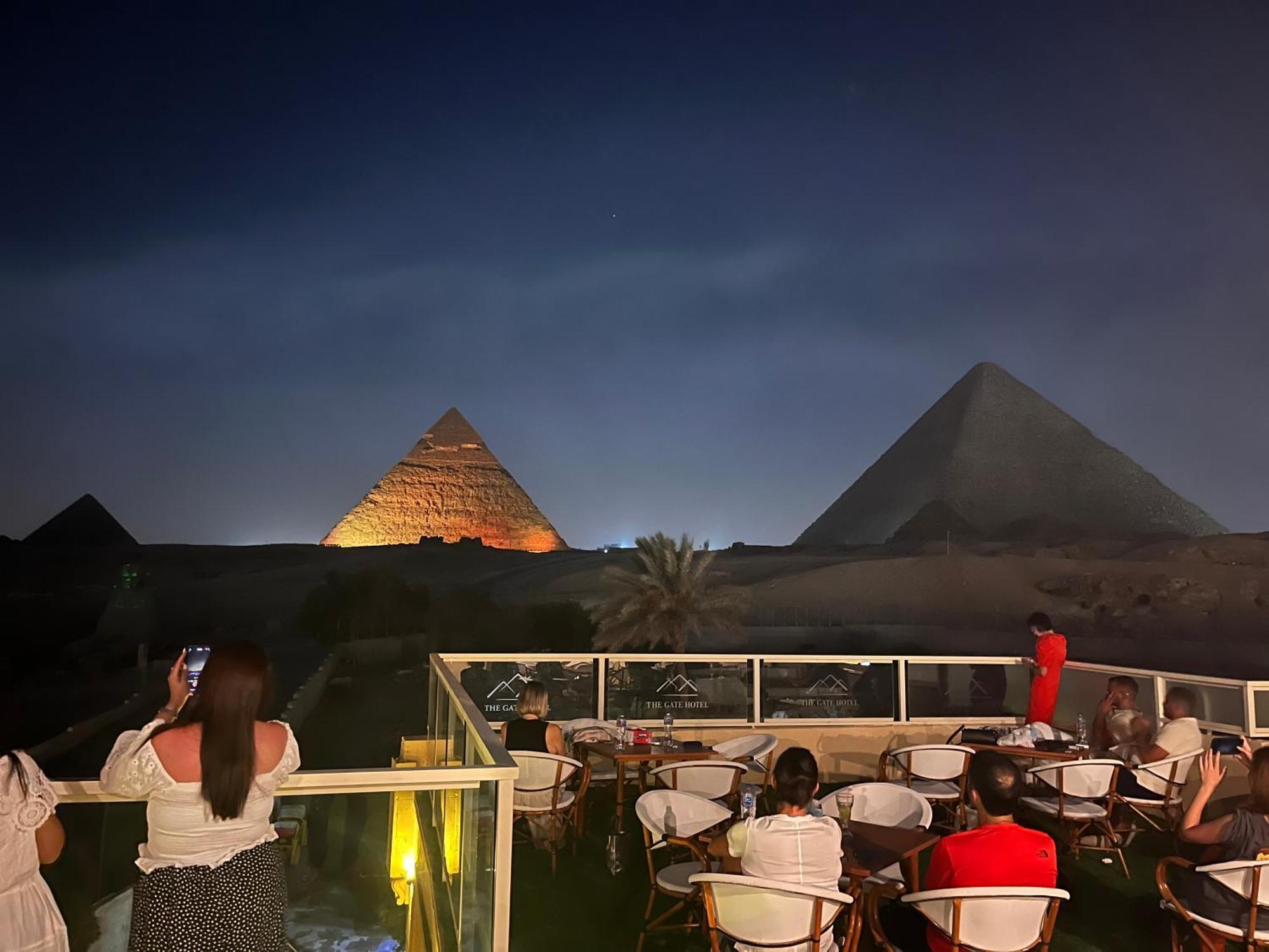 The Gate Hotel Front Pyramids & Sphinx View Kafret el-Gabal Exterior foto