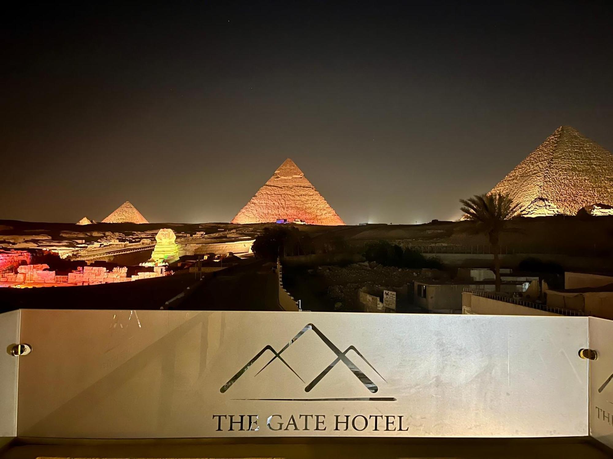 The Gate Hotel Front Pyramids & Sphinx View Kafret el-Gabal Exterior foto